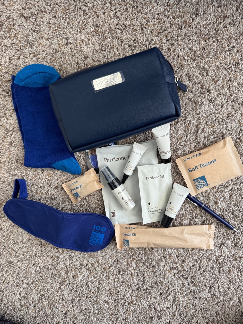 (4/$10) United Airlines Polaris Business Class Amenity Kit - Picture 5 of 5